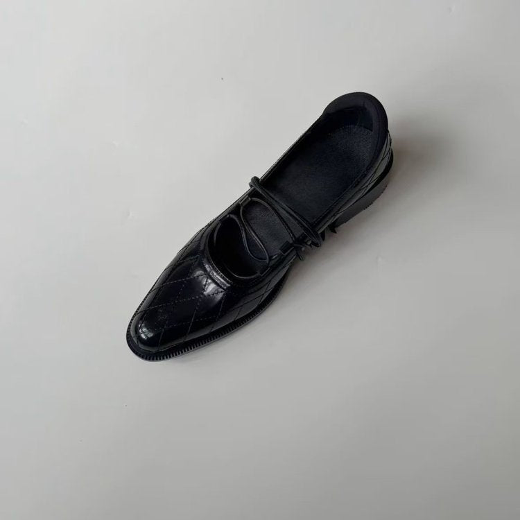 Damen elegante Ballerinas mit Double-Cross Riemchen R&B