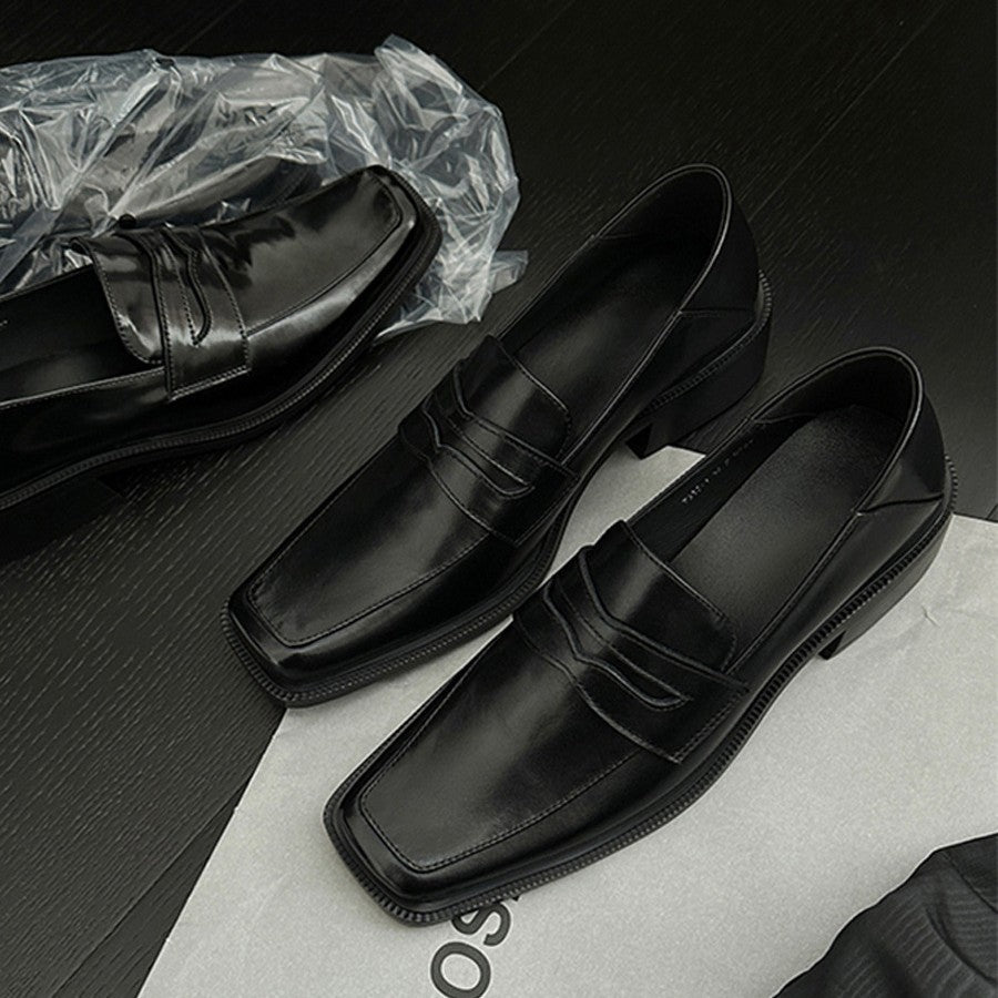 Damen elegante Loafers mit hochwertiger Lederoberfläche und modischem Design