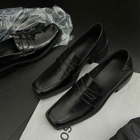 Damen elegante Loafers mit hochwertiger Lederoberfläche und modischem Design R&B