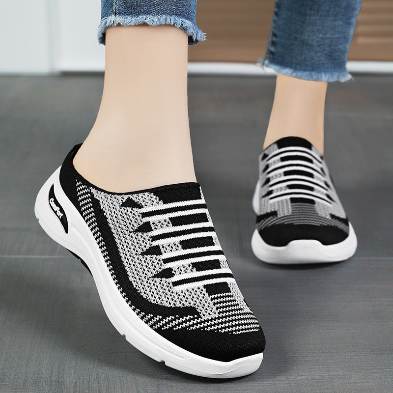 Damen Komfortable Slip-On Clogs mit atmungsaktivem Design R&B
