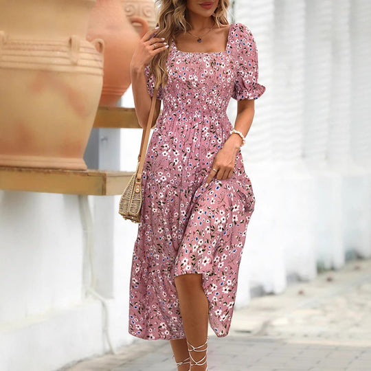 Damen Maxikleid mit Blumenmuster R&B