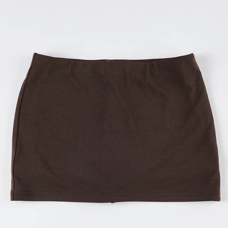 Damen Sportlicher Mini-Skirt mit elastischem Bund und funktionalem Design R&B