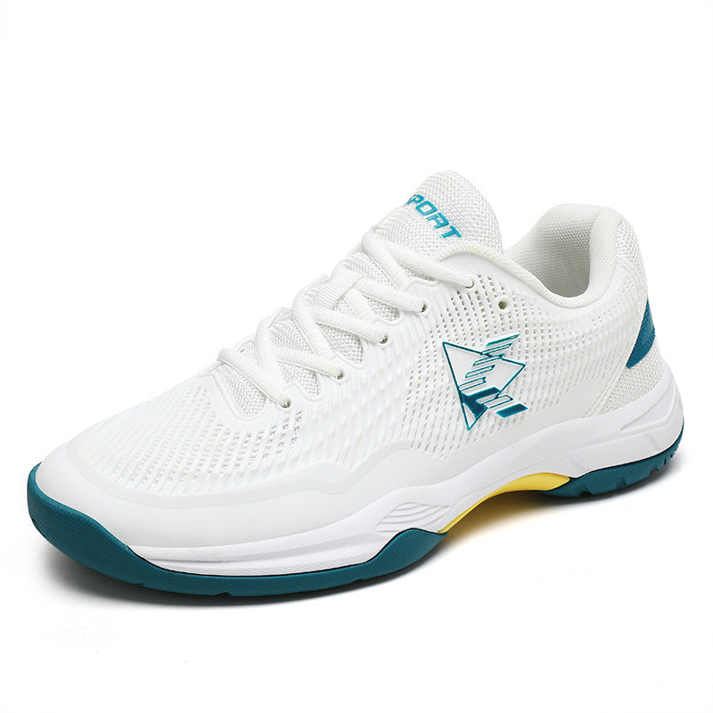 Damen Sportliche Badmintonschuhe mit rutschfester Sohle und atmungsaktiven Mesh-Einsätzen R&B