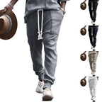 Herren gestricktes Freizeit-set mit elastischem Bund und lässigem Design R&B