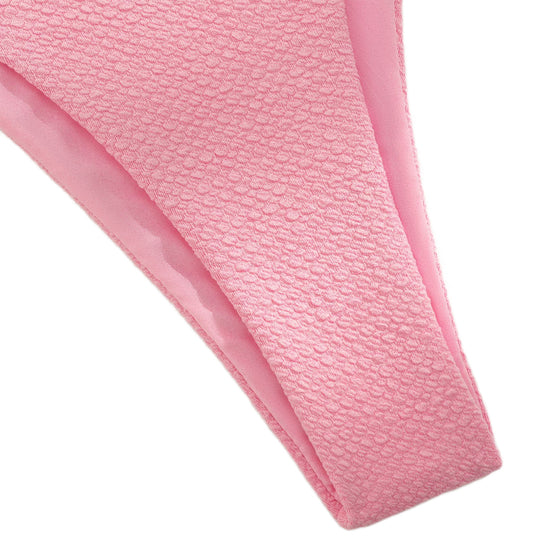 Damen Triangel-Bikini mit floralem Design und verstellbaren Trägern R&B