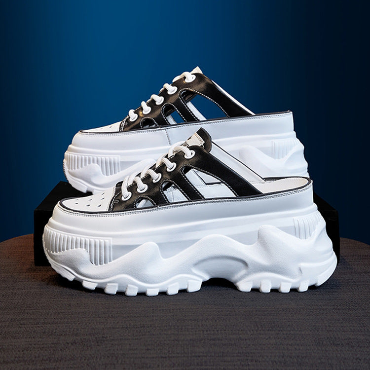 Damen Plateau-Sneaker mit luftdurchlässigem Mesh-Obermaterial und dämpfender Sohle R&B
