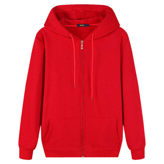 Damen Kapuzenjacke mit durchgehendem Reißverschluss und praktischen Seitentaschen R&B