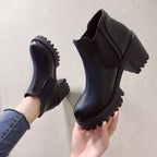 Damen Chunky Chelsea Boots mit robustem Profil und elastischen Einsätzen R&B