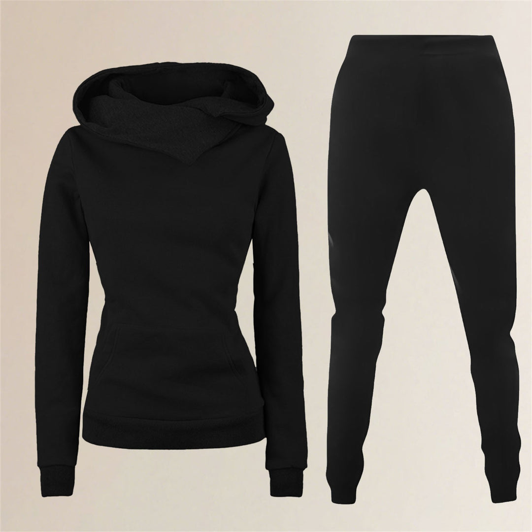 Damen Kapuzenpullover und Sporthose Kombination R&B