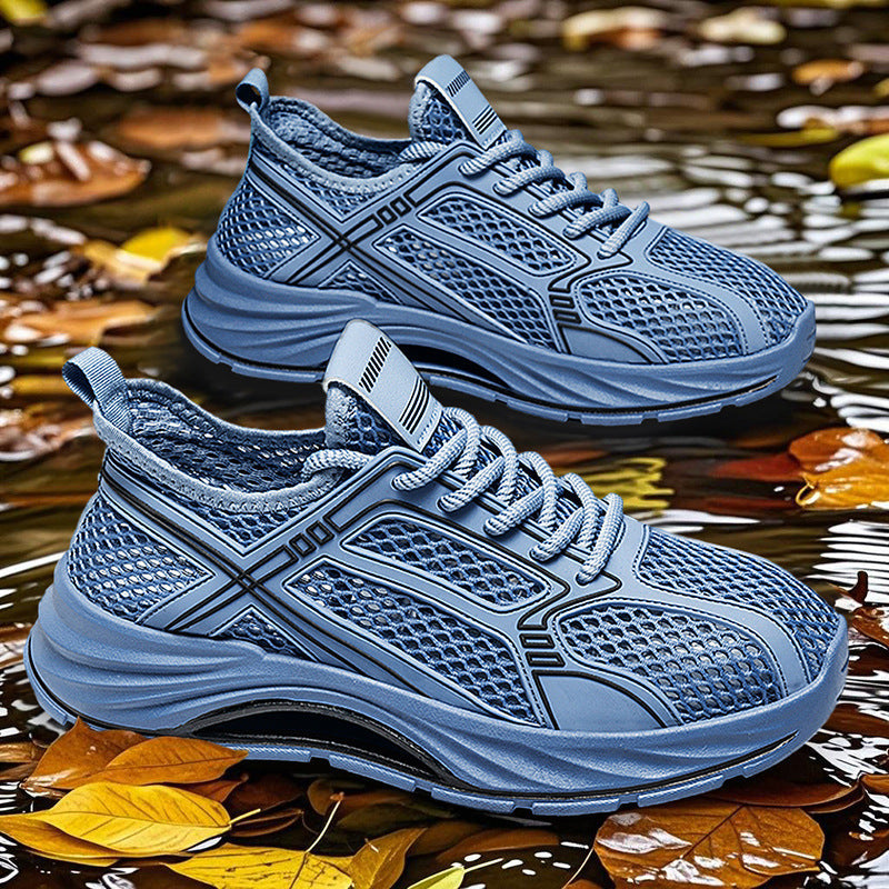 Damen Atmungsaktive Freizeitsneaker mit rutschfester Sohle und innovativer Dämpfungstechnologie R&B