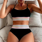 Damen Hochgeschnittener Bikini-Tankini R&B