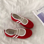 Damen Bequeme Slipper mit elastischen Riemen und modischem Design