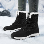 Damen Winterfestige Stiefel mit isolierter Fütterung und rutschfester Sohle R&B