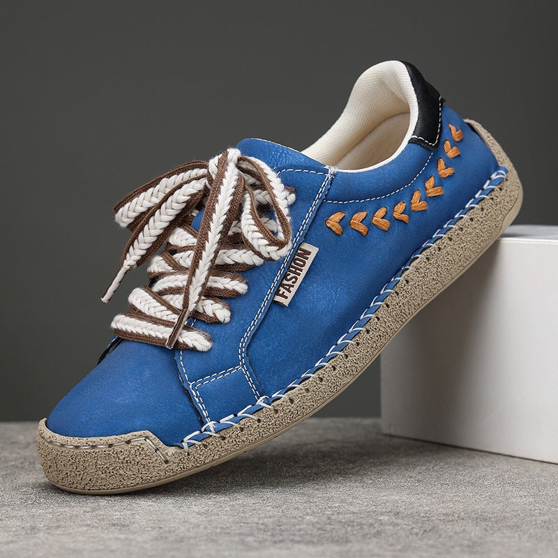 Damen Modische und bequeme Sneakers mit dekorativer Schnürung R&B