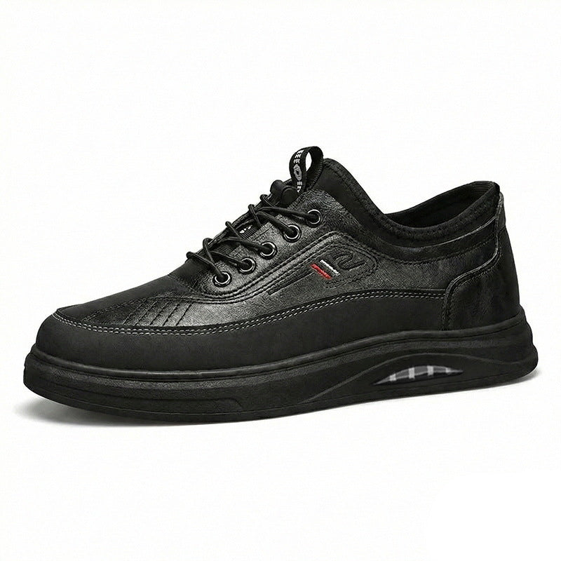 Damen Bequeme und stylische Ledersneaker mit rutschfester Sohle und atmungsaktivem Innenfutter R&B