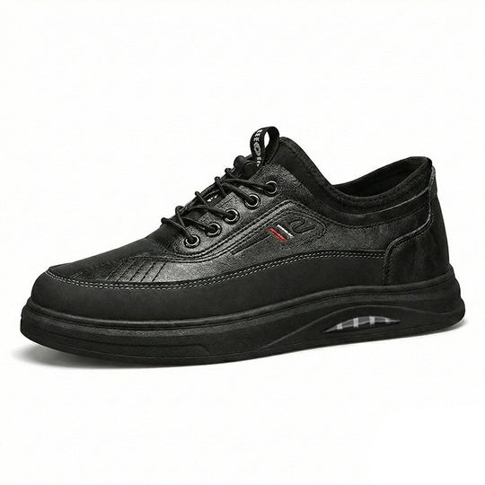 Damen Bequeme und stylische Ledersneaker mit rutschfester Sohle und atmungsaktivem Innenfutter R&B
