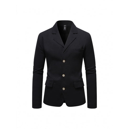 Herren eleganter Blazer mit strukturiertem Design und praktischen Taschen R&B
