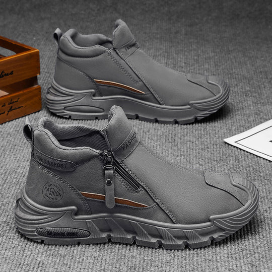 Damen Modische Stiefel mit praktischem Reißverschluss und dämpfendem Komfort R&B