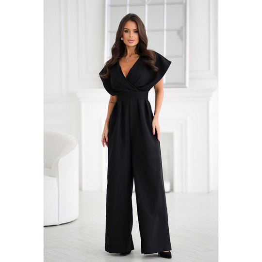 Damen Eleganter weitbeiniger Jumpsuit R&B 1751425707