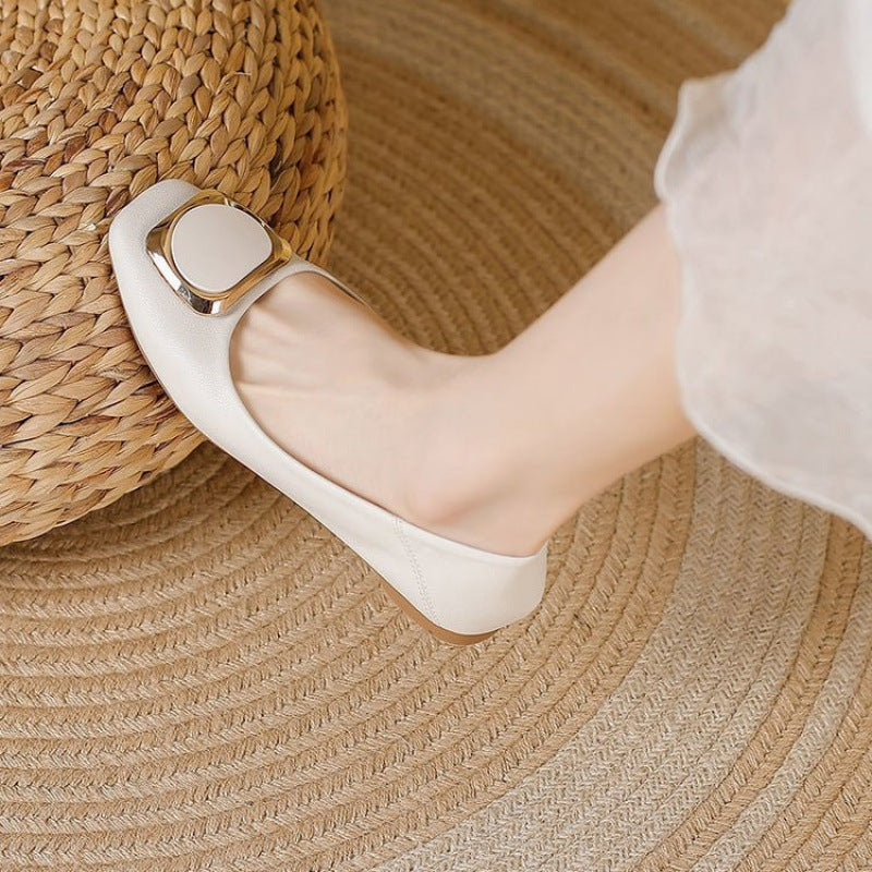 Damen Elegante Ballerinas mit funkelndem Schmuckdetail R&B