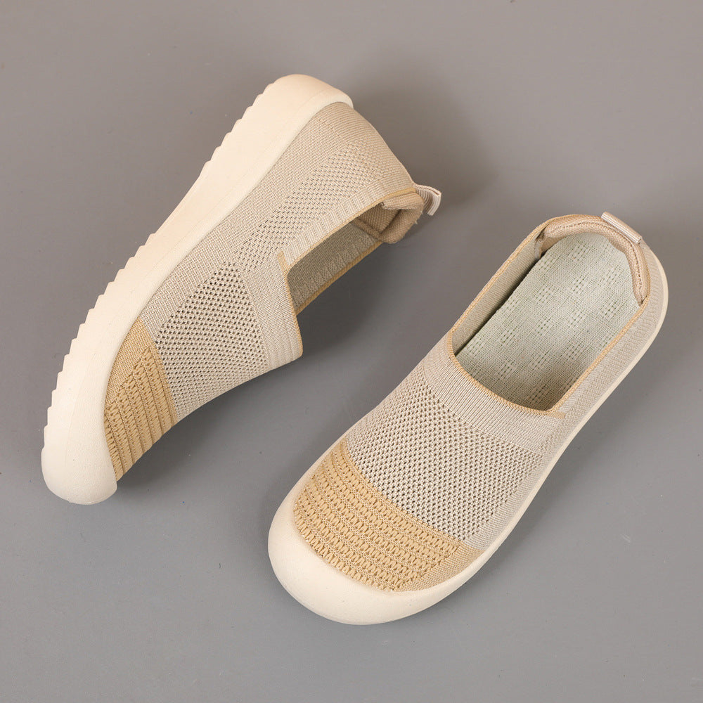 Damen Atmungsaktive Slip-On Sneakers mit gepolsterter Sohle R&B