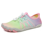 Damen Sportliche Aqua-Schuhe mit elastischem Schnellschnürsystem und rutschfester Sohle
