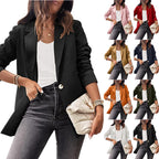 Damen eleganter Blazer mit ausgefallenem Schnitt und dezenten Knopfdetails R&B