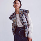 Damen Patchwork-Weste R&B