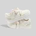 Damen Kuschelige Sneakers mit floralem Print und weichem Innenfutter