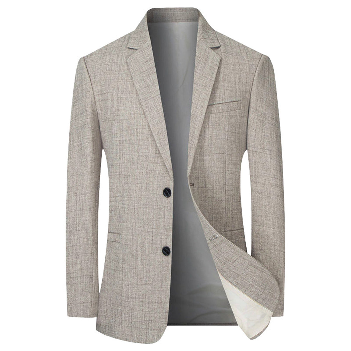 Herren eleganter strukturierten Anzugjacke R&B