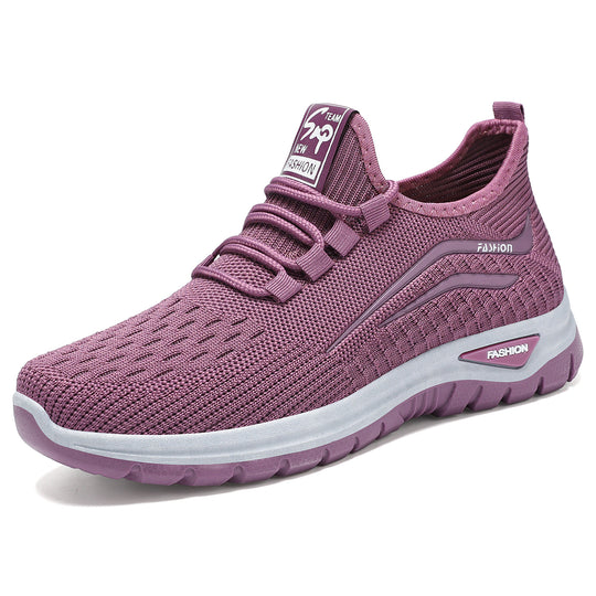 Damen Leichte und atmungsaktive Laufschuhe mit elastischem Schaft R&B