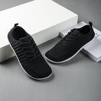 Unisex nan atmungsaktive Strick-Sneaker mit Gedächtnisschaum-Innensohle und flexibler Gummi-Laufsohle R&B
