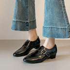 Damen elegante Slipper mit modischem Schnallen-Detail R&B