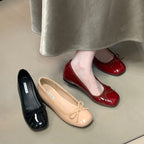 Damen Ballerinas mit dekorativer Schleifenverzierung und bequemer Sohle R&B