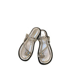 Damen Elegante Sandalen mit funkelndem Riemendesign und hochwertigen Details EB