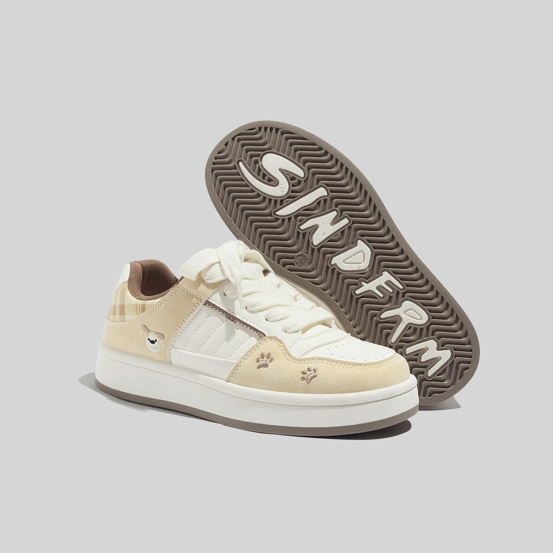 Damen Sneaker mit niedlichen Tierapplikationen und gepolsterter Innensohle R&B