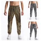 Herren Glamouröse Pailletten-Jogginghose R&B