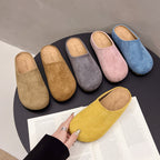 Damen Komfortable Clogs aus hochwertigem Wildleder R&B