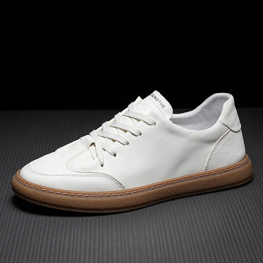 Damen lässige Leder Sneakers R&B