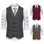 Herren elegante Weste im klassischen Fischgrätmuster R&B 1758204622