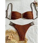 Damen Push-Up-Bikini mit Raffungen R&B