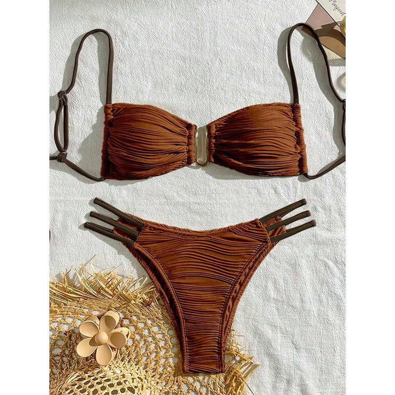 Damen Push-Up-Bikini mit Raffungen R&B