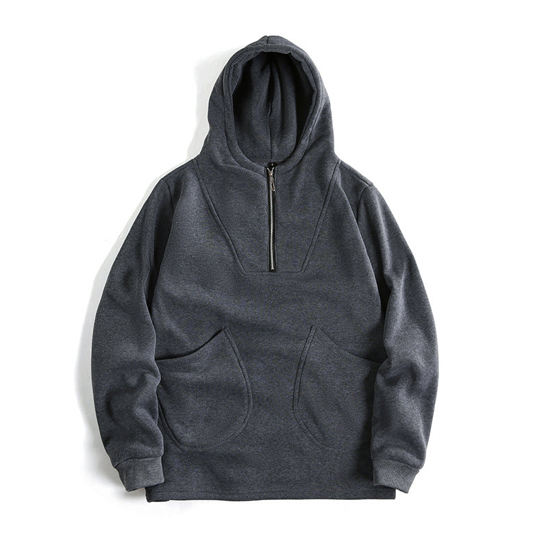 Herren Kapuzenpullover mit innovativem Reißverschluss und komfortabler Passform R&B