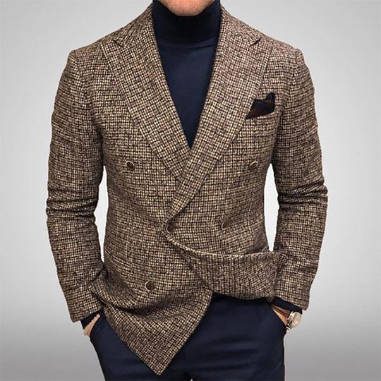 Herren eleganter doppelt gefütterter Blazer R&B