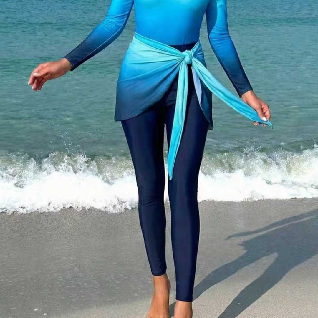 Damen Modischer Surfanzug mit eleganten Wickeldetails R&B