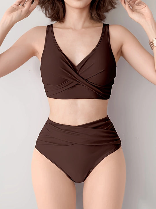 Damen Hochwertiges Wickel-Bikini-Set R&B