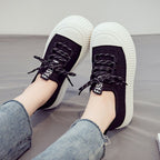 Damen modische und luftige Sneakers mit dicker Sohle R&B