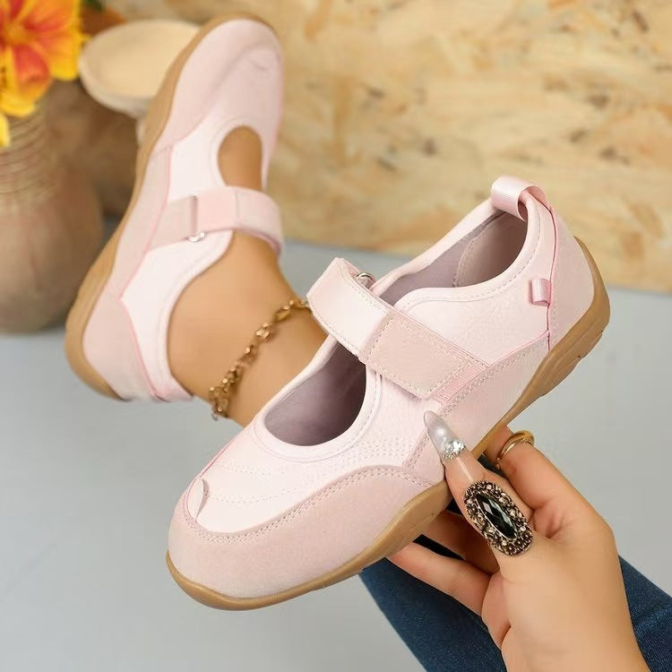 Damen Komfortable Klett-Schuhe mit atmungsaktivem Obermaterial und ergonomischer Sohle R&B