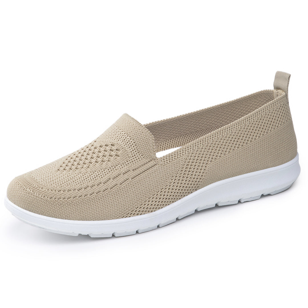 Damen Atmungsaktive Strick-Slipper R&B