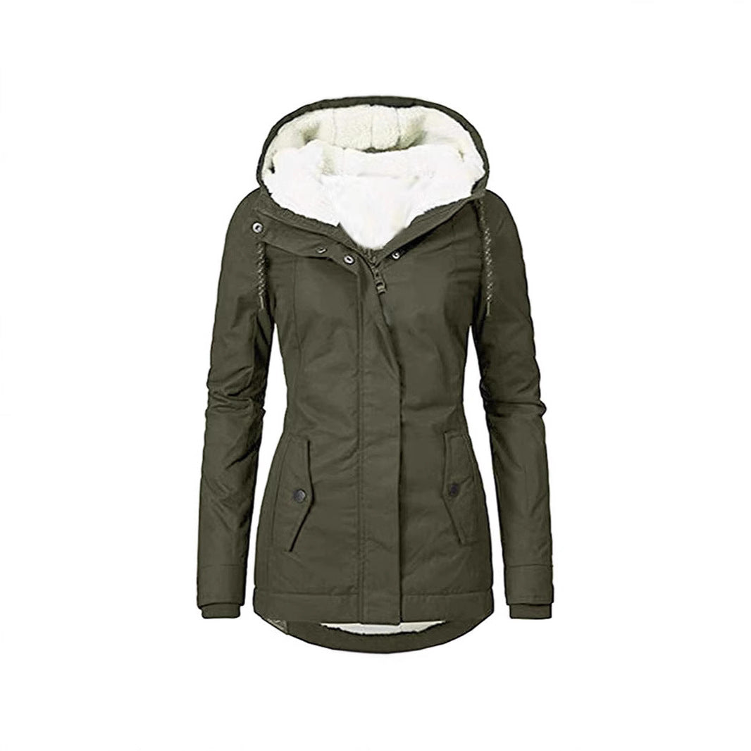 Damen warme Outdoor-Jacke mit kuscheligem Futter R&B